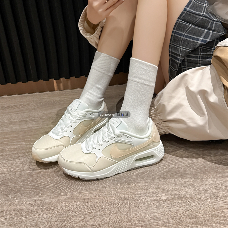 NIKE耐克AIR MAX SC女子气垫复古低帮轻便运动休闲跑鞋FQ8722-100