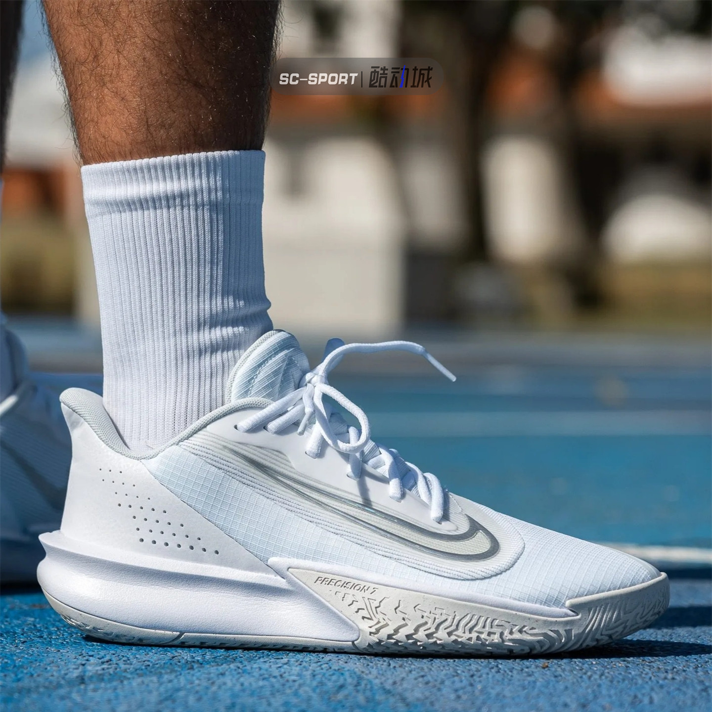 Nike耐克Precision精密7 男子轻便防滑耐磨实战篮球鞋 FN4322-100