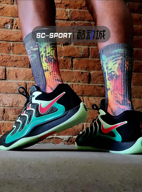 正品NIKE耐克KD 17杜兰特17代男子实战缓震低帮篮球鞋 FJ9488-002