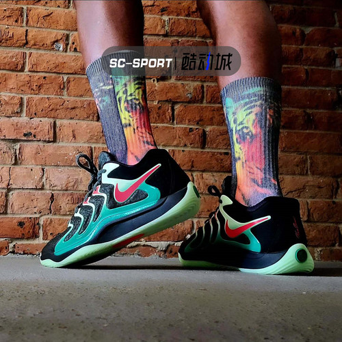 正品NIKE耐克KD 17杜兰特17代男子实战缓震低帮篮球鞋 FJ9488-002