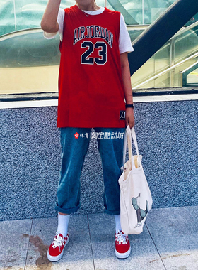 Air Jordan AJ23号夏季篮球训练网眼透气运动休闲背心 CZ2500-010