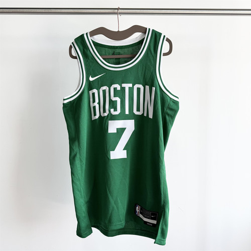 NIKE耐克NBA波士顿凯尔特人杰伦布朗7号球衣男速干篮球背心DN1997