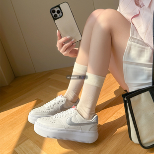 NIKE耐克COURT VISION女子新款厚底增高低帮休闲运动鞋DV2176-001