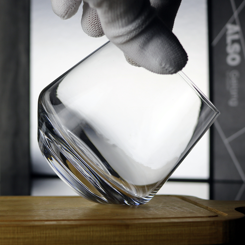 大肚威士忌杯子古典洋酒品鉴玻璃