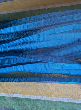 蓝色健身体能训练绳 整体保护套格斗粗绳 UFC力量甩绳 全护套战绳