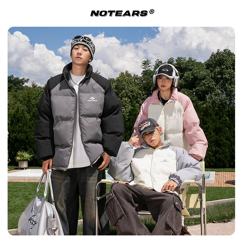 Notears 没有眼泪 冬季保暖情侣款棉服M005A