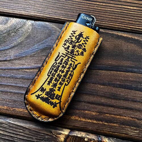 原创复古一次性打火机皮套