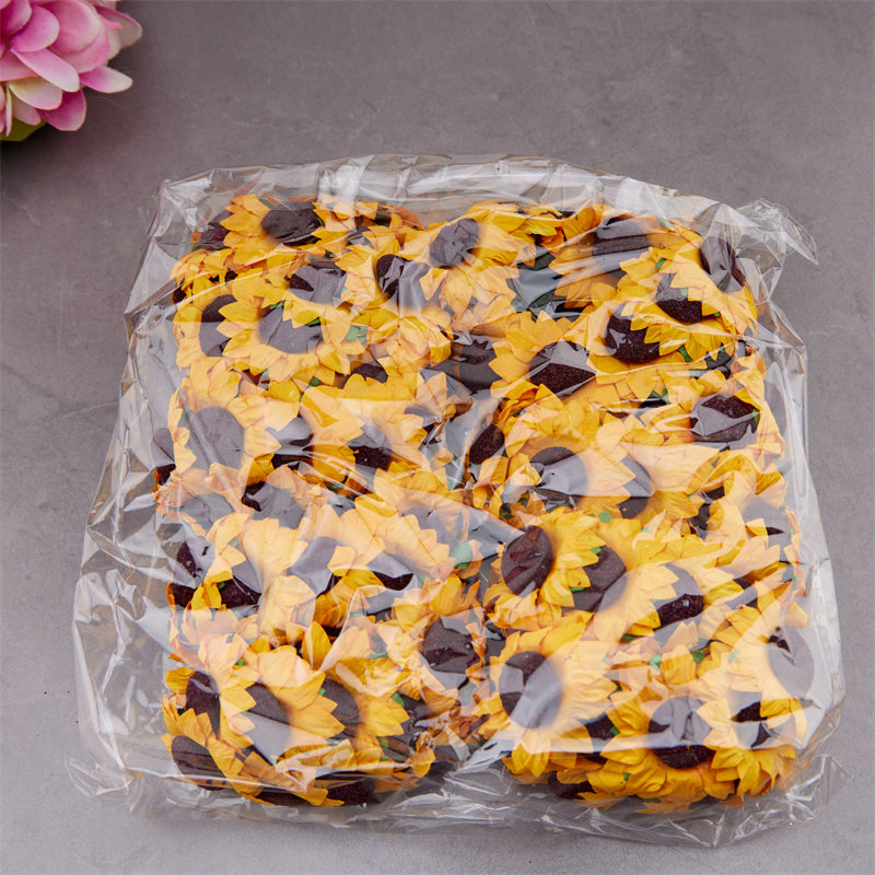 仿真花菊花雏菊纸花太阳花DIY花环材料礼盒花束 喜糖盒配件向日葵,家居饰品,仿真花/假花,淘宝优惠券,粉丝福利购,淘宝优惠卷