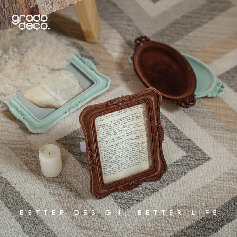 grado deco植绒相框植绒首饰盘摆件家居装饰品创意卧室小客厅摆设在类目 家居饰品, 相框/画框中 - 来自Buy2taobao.com提供专业的淘宝代购服务