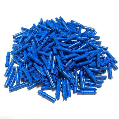 适用乐高积木6558 国产科技积木零配散件  蓝色插销摩擦栓轴