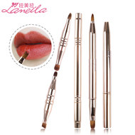 Cọ môi Latina, cọ son môi hai đầu có thể thu vào bằng kim loại, cọ che khuyết điểm, cọ lông mày, cọ đánh phấn mắt, cọ trang điểm cầm tay cọ makeup