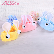 Latina tai thỏ băng đeo tóc rửa mặt băng đô làm đẹp trang điểm mặt nạ khăn tóc gói khăn trùm đầu băng đô 	bông tẩy trang aura	