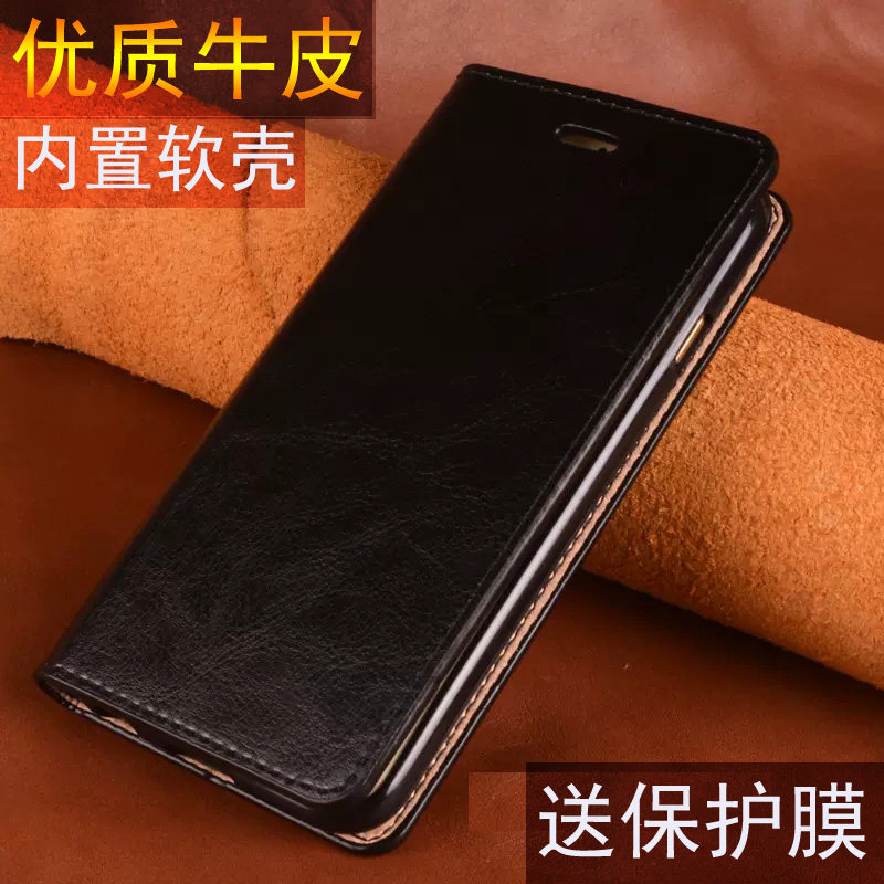 适用三星S25+手机壳新款GalaxyS25Ultra保护套真皮翻盖三星S25Plus手机套牛皮支架插卡防摔全包镜头男女黑色4