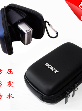 适用索尼相机包WX50 HX90黑卡RX100一代二代硬包WX700 W830 WX300