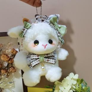 网红小绵羊大挂件玩偶可爱毛绒公仔创意超软萌娃娃钥匙扣手作包挂