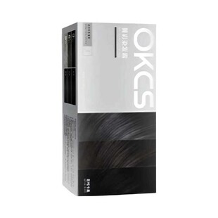 OKCS染发膏伦敦奶咖熔岩榛巧黑茶色染发剂 假一赔十 官方正品