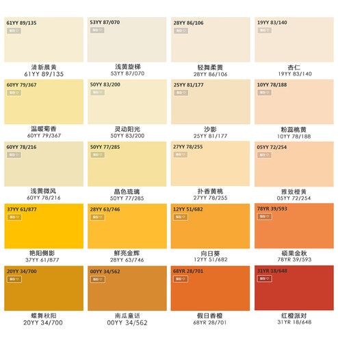 多乐士乳胶漆色浆调色色卡服务