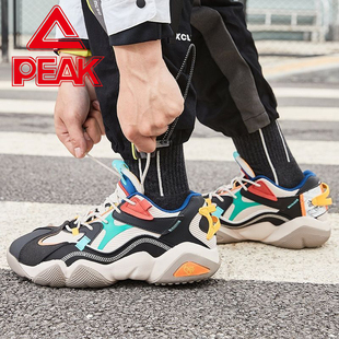 匹克态极6371吴磊同款老爹鞋男女篮球文化轻便耐磨潮流运动休闲鞋