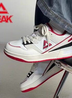 匹克态极910OG男女板鞋2025春季厚底舒适小白鞋复古休闲运动鞋子