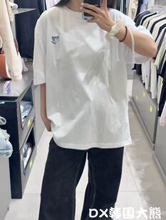 偏大 t恤全棉男女圆领卡通休闲 不退换 情侣款 韩国订单支持验货