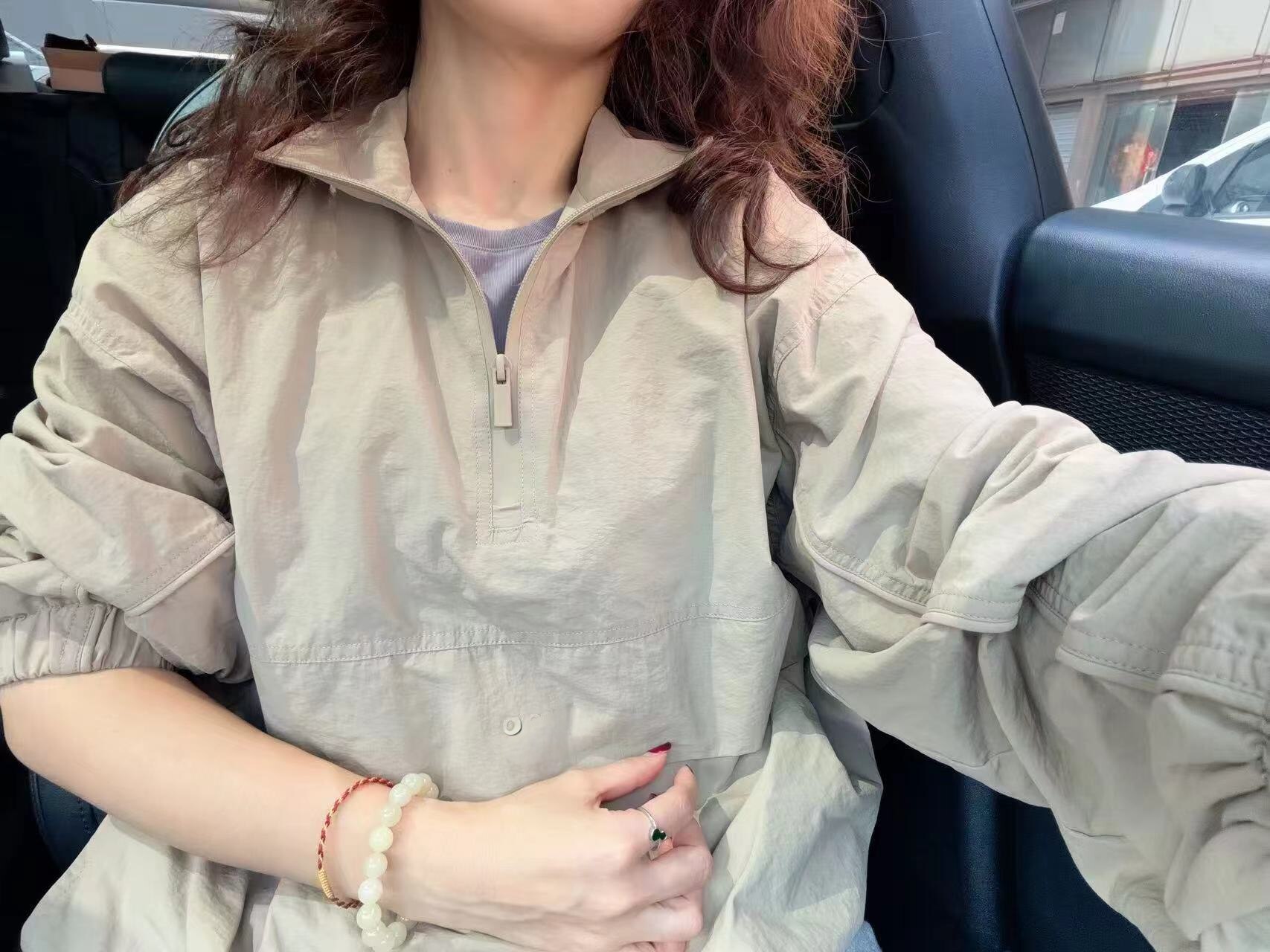 半拉链女士男士情侣款户外运动休闲夹克外套柔软冲锋衣百搭有大码