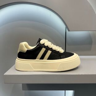 男鞋2026新款春季韩版高级感休闲板鞋青少年厚底增高运动男士潮鞋