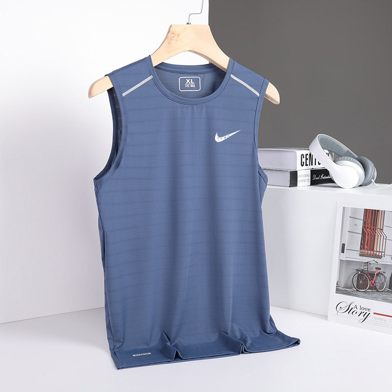 조끼 티셔츠 남성용 얼음 실크 얇은 여름 플러스 사이즈 지방 속건성 느슨한 양복 조끼 민소매 언더 셔츠 T 남성용