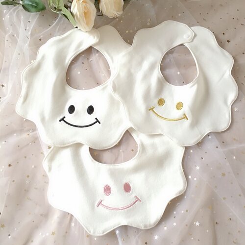 ins婴幼儿纯棉儿童可旋转围嘴