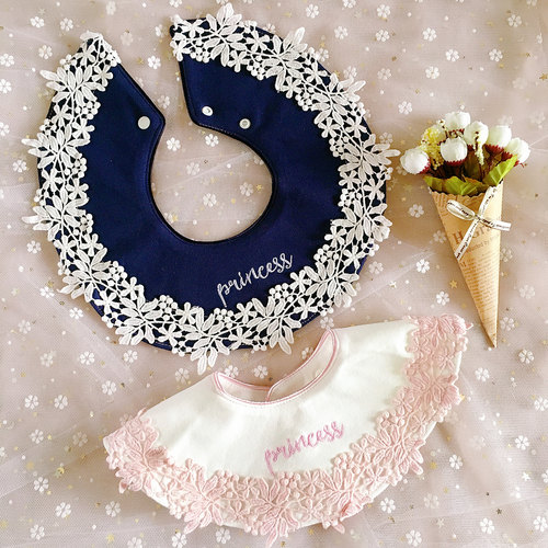 婴儿纯棉围兜口水巾围嘴