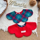 口水巾婴儿纯棉双面360度花瓣新生儿围嘴宝宝吐奶巾可爱围兜