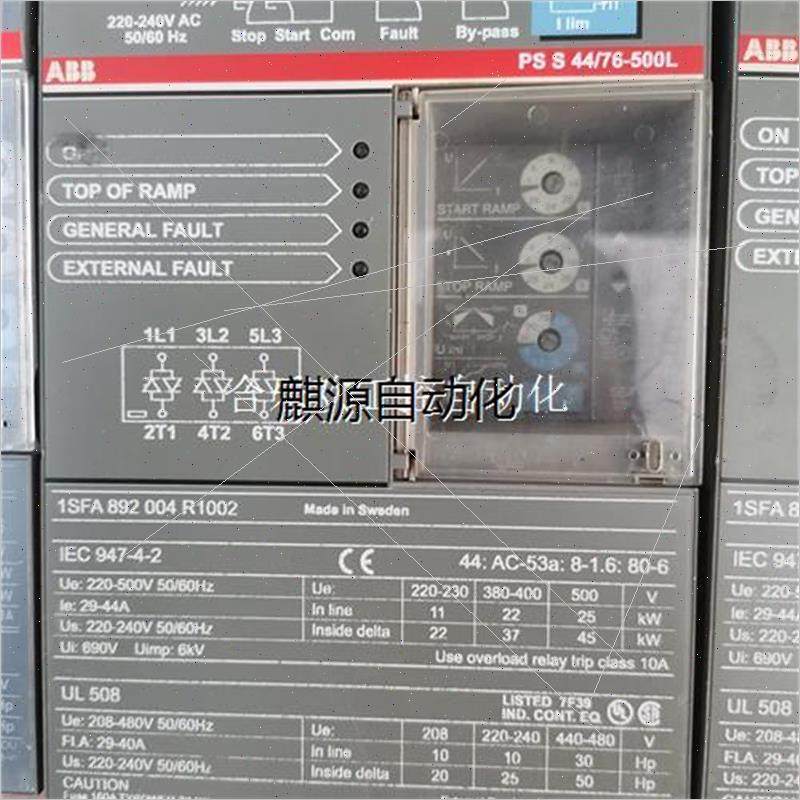 议价非实-非实-议1SFA892004R1002 机通用型软启动 PSS44/