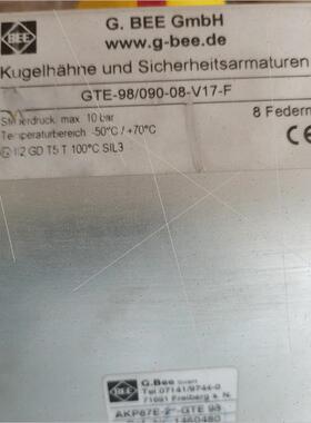 议价g.bee gte-98/090-08-v17-f 气动阀