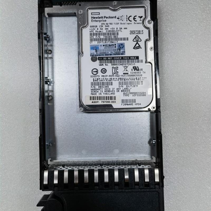议价HP J9V70A MSA2000 600G 15K 2.5转3.5 787656-001 748385-00