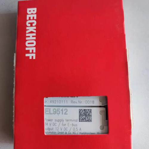 询价BECKHOFF倍福 EL9512  EL9515  EL9540库存