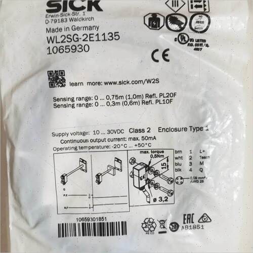 询价SICK光电测器 WL2SG-2E1135 1065930议库存