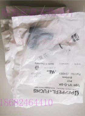 议价倍加福连接器V1-G-BK 224883  V1-W-BK 224884母插头M12 4孔