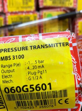 议价 MBS3100 060G5601丹佛斯danfoss压力测器060G5601