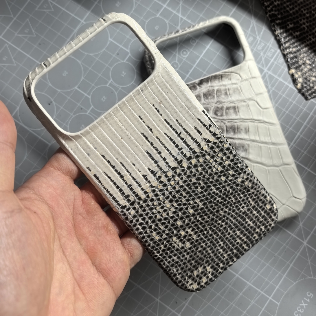 MEIP适用于苹果/Apple手机壳IPhone17PROMAX真皮蜥蜴皮套奢华定制IPHNE17AIR小众定制奢华爱好高端