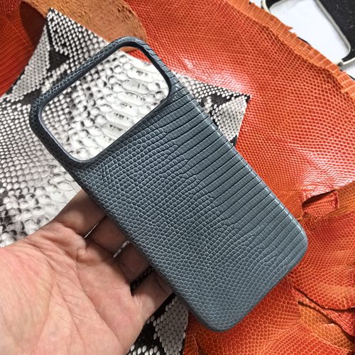 MEIP适用于苹果/Apple手机壳IPhone17PROMAX真皮蜥蜴皮套奢华定制IPHNE17AIR小众定制奢华爱好高端