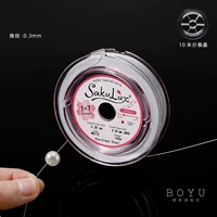 Серебристо-белый, 0.3mm, 10м