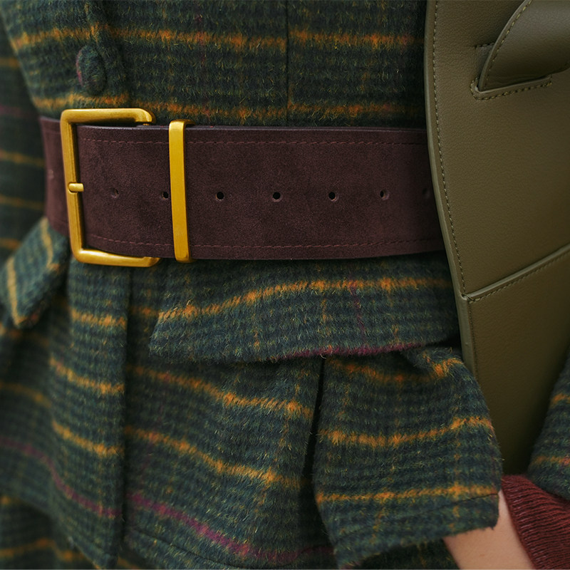 【配饰】弥爱百搭牛皮真皮翻毛哑光加宽腰带腰封,服饰配件/皮带/帽子/围巾,腰带/皮带/腰链,淘宝优惠券,粉丝福利购,淘宝优惠卷