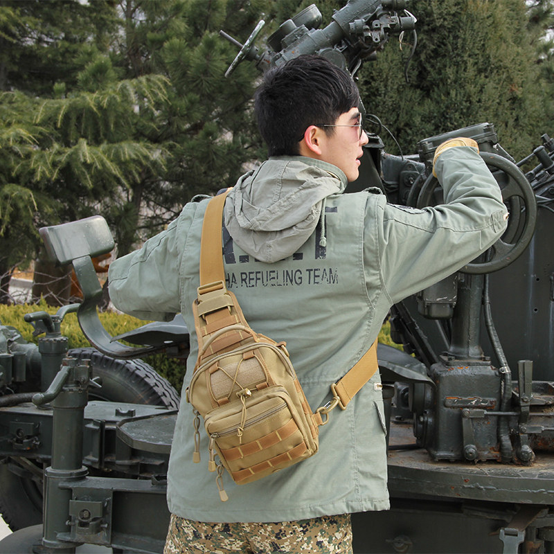 공식 정통 ZHUO SHI 브랜드 다기능 가슴 가방 크로스 바디 캐주얼 가방 방수 사이클링 가방 통근 야외 배낭