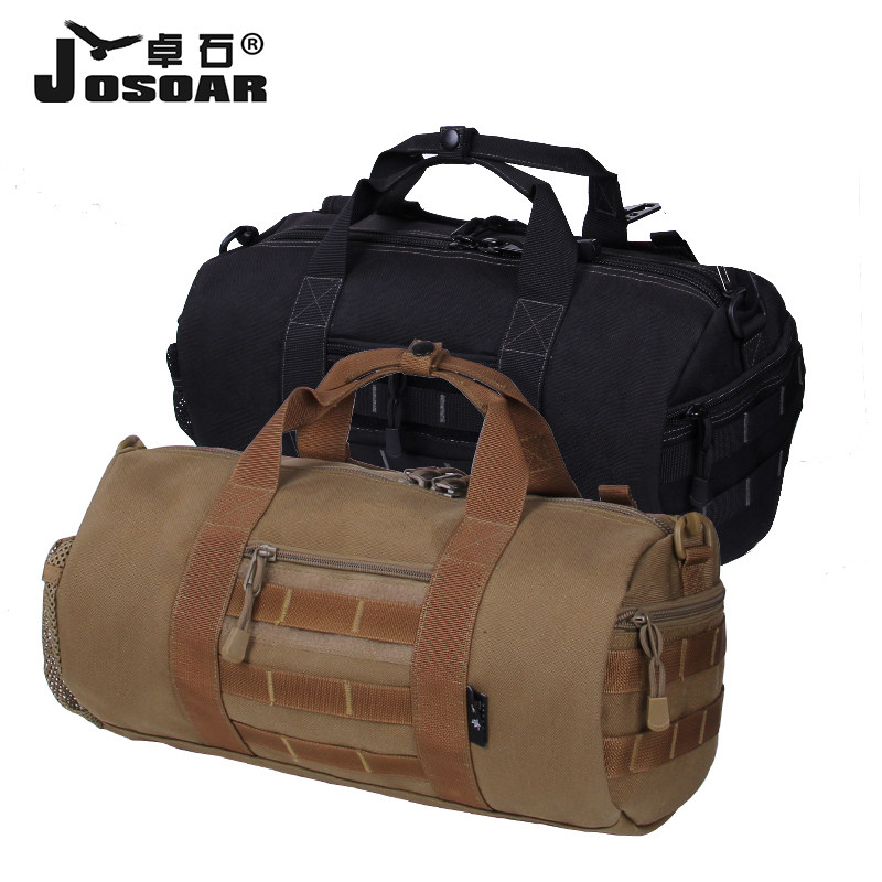 JOSOAR OUTDOOR SHOULDER BUCKET BAG SPORTS TRAVEL CASUAL BACKPACK PORTABLE CROSSBODY BAG FOR MEN AND WOMEN
