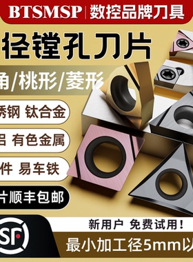 小径内孔镗刀片内孔刀杆精镗车刀高速钢镗孔刀杆不锈钢加工CCGT03