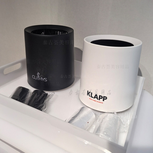 美容院小型垃圾桶高颜值桌面垃圾桶美甲美睫推车垃圾桶可定制logo