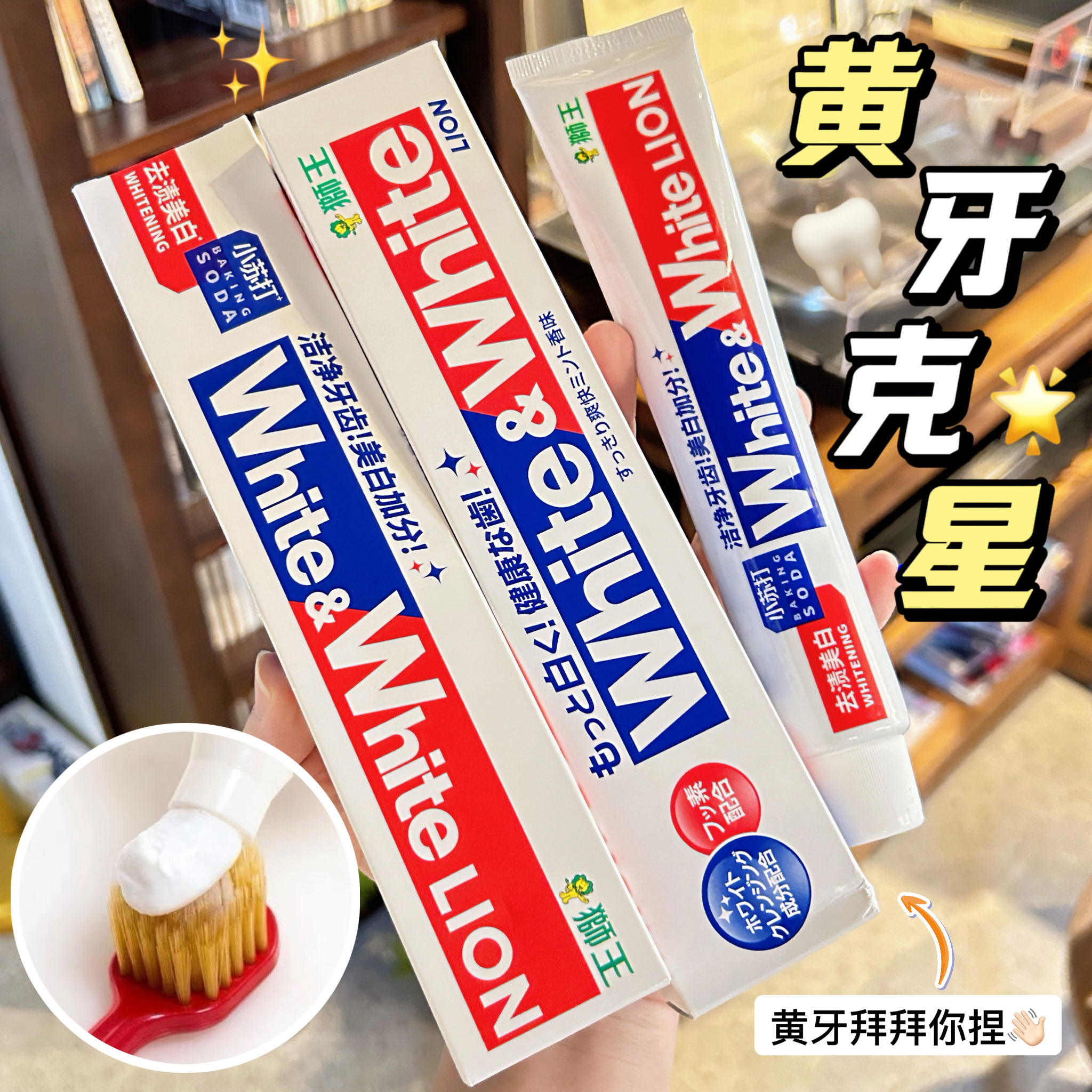 LION/狮王牙膏防蛀清新口气