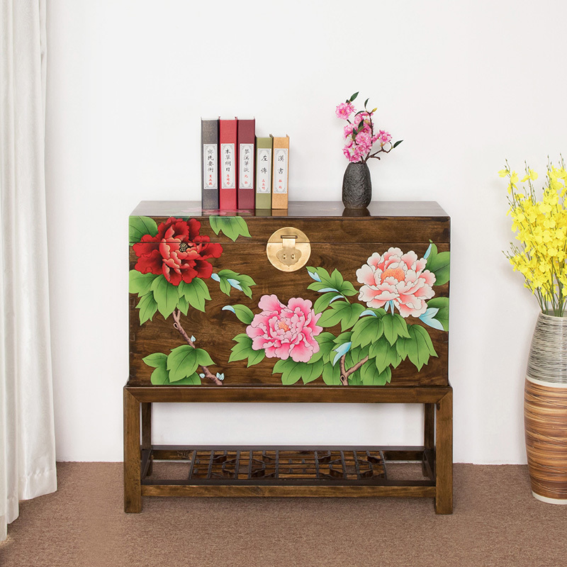 New Chinese style solid wood Camphor Wooden case bedside cupboard sofa Side table tea table Side table Storage Storage cabinet Crafts Suitcasein the Residential furniture , Cabinets , Tibetan box/Button Box  category - from Buy2taobao.com to provide professional Taobao agent buy service