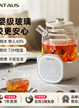 金正养生壶办公室小型全自动恒温玻璃保温家用多功能煮茶器烧水壶