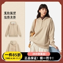 孙颖莎同款 李宁中国文化故宫联名女上衣宽松套头连帽卫衣AWDVB40