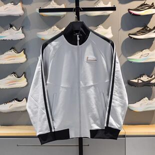 男子上衣宽松针织运动休闲外套AFDW851 新品 正品 李宁2026春季